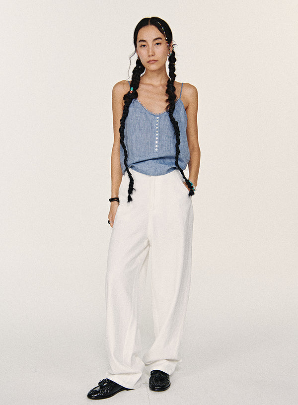 Summer Linen Tank Top