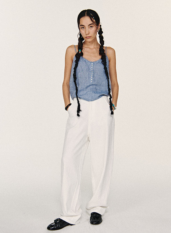 Summer Linen Tank Top
