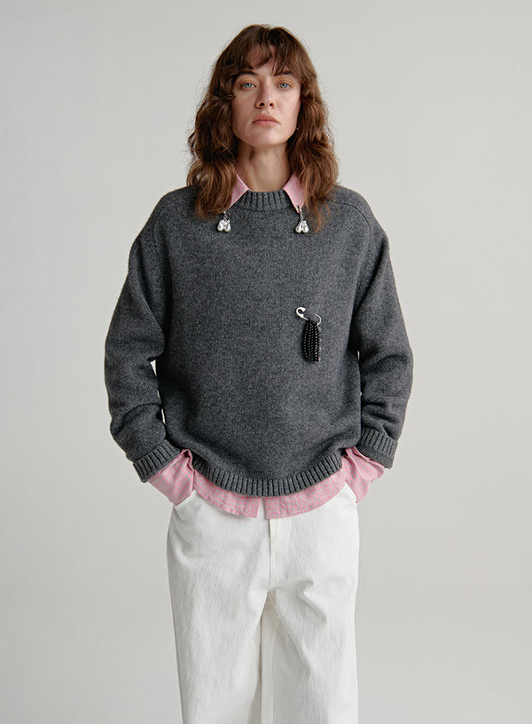 Pink Linen Checkered Shirt
