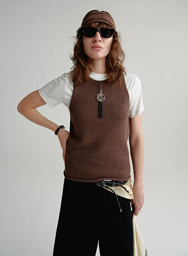 Washi Knit Vintage Vest