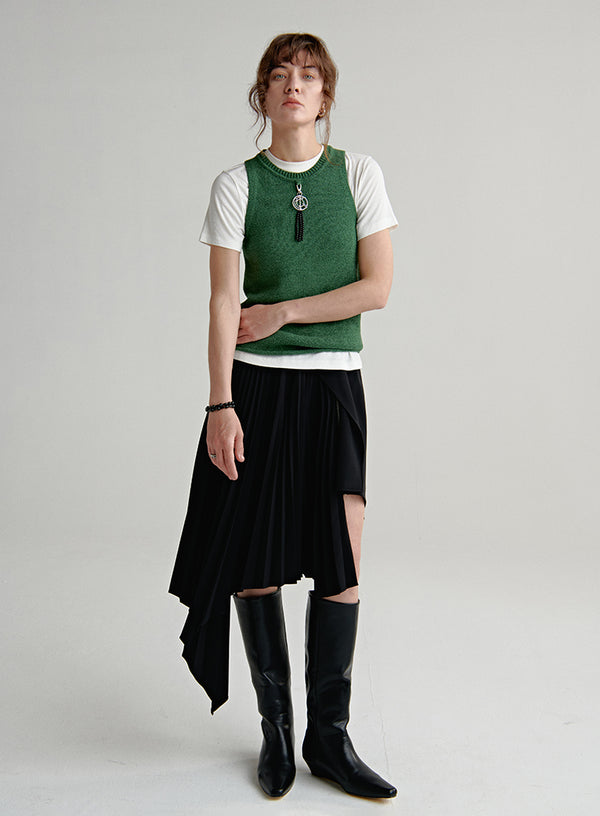 Washi Knit Vintage Vest