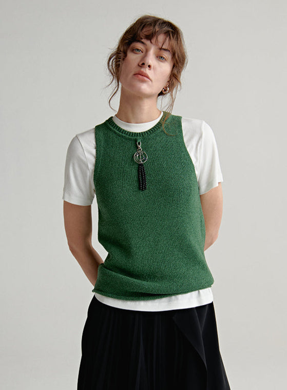 Washi Knit Vintage Vest