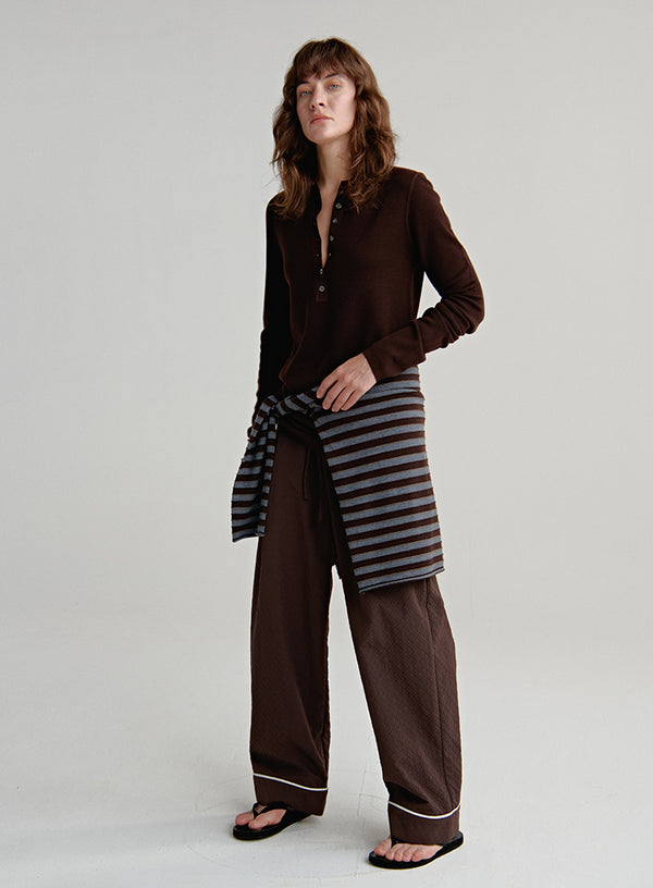 Wool Henley Top