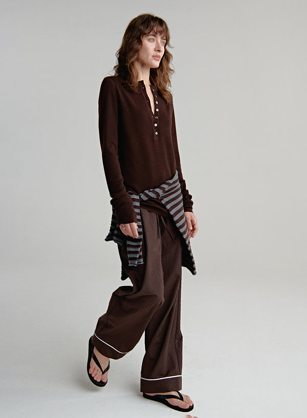 Wool Henley Top