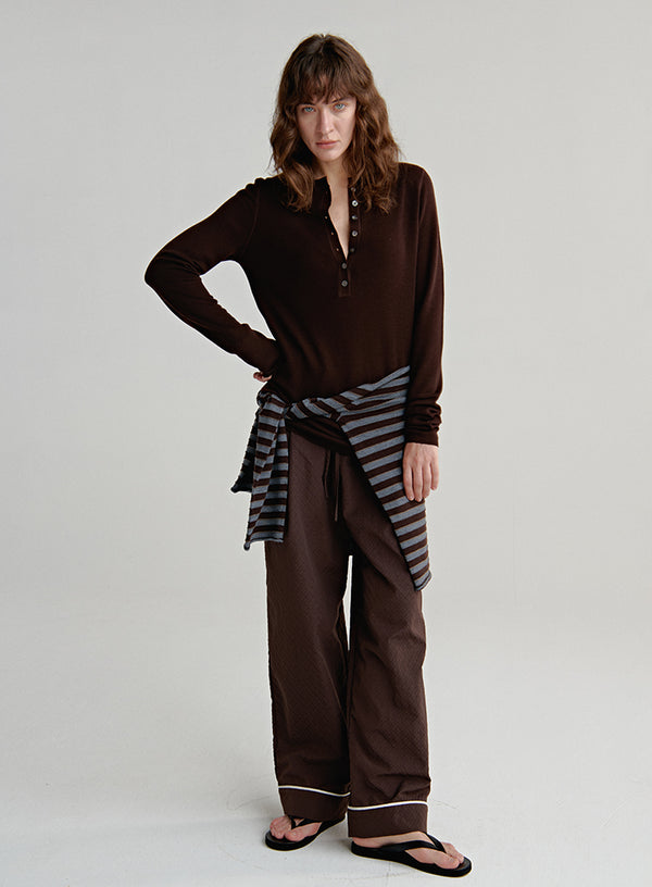 Wool Henley Top