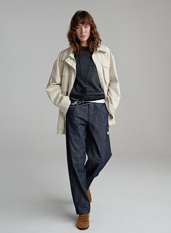 Suede Utility Outerwear