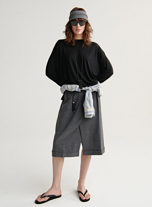 Relaxed Soft Long-sleeved Tee