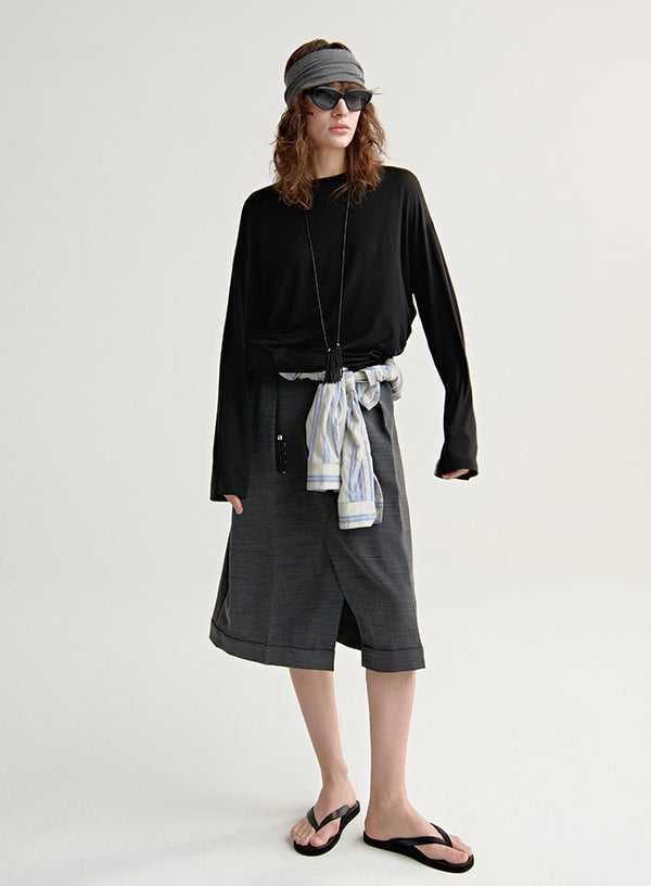 Relaxed Soft Long-sleeved Tee