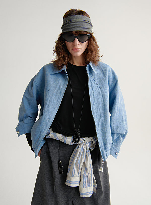 Breathable Linen Jacket