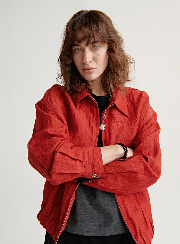 Breathable Linen Jacket