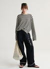 Wool Blend Stripe Top