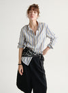 Classic Stripe Chain Blouse