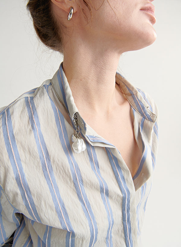 Classic Stripe Chain Blouse