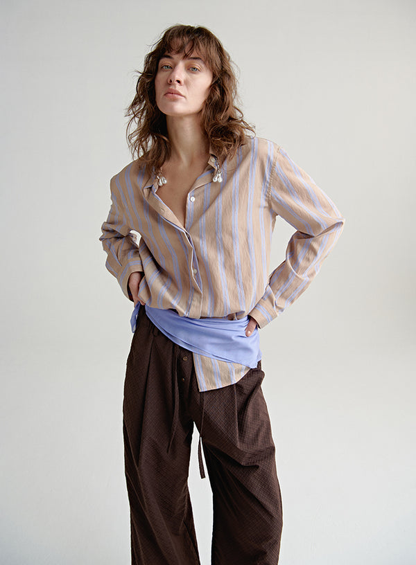 Classic Stripe Chain Blouse
