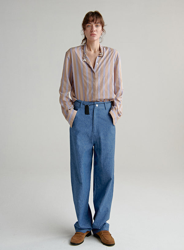 Classic Stripe Chain Blouse