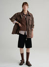 Suede Utility Outerwear