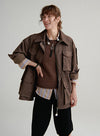 Suede Utility Outerwear
