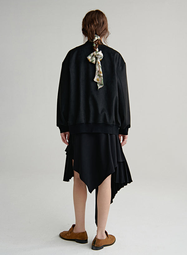 Black Suede Velvet Jacket