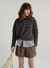 Wool Blend Stripe Top