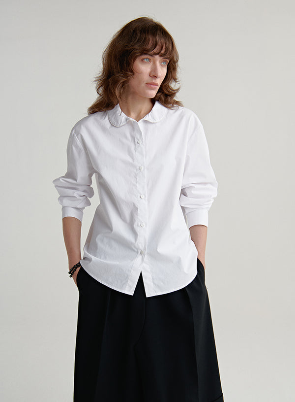 Lace Collar Blouse