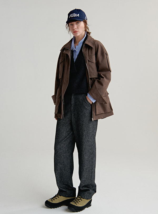 Suede Utility Outerwear