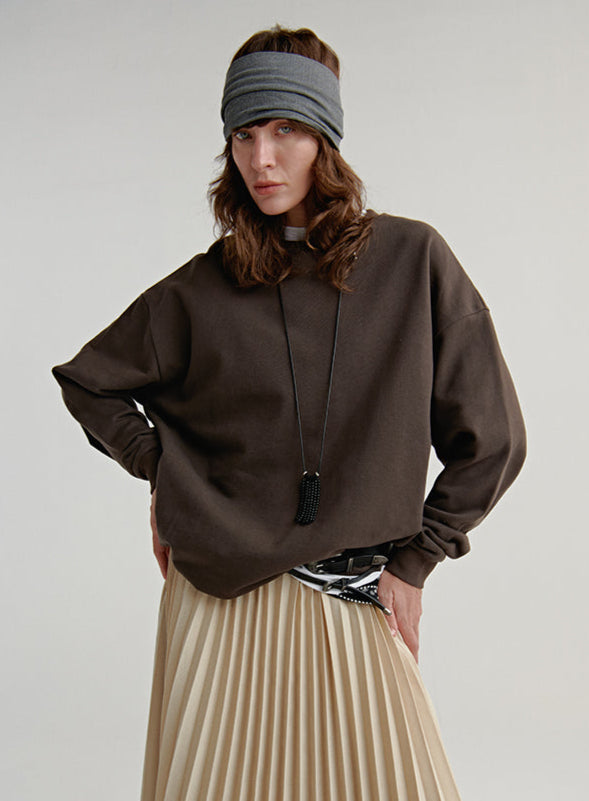 Street Style Oversized Pullover Top