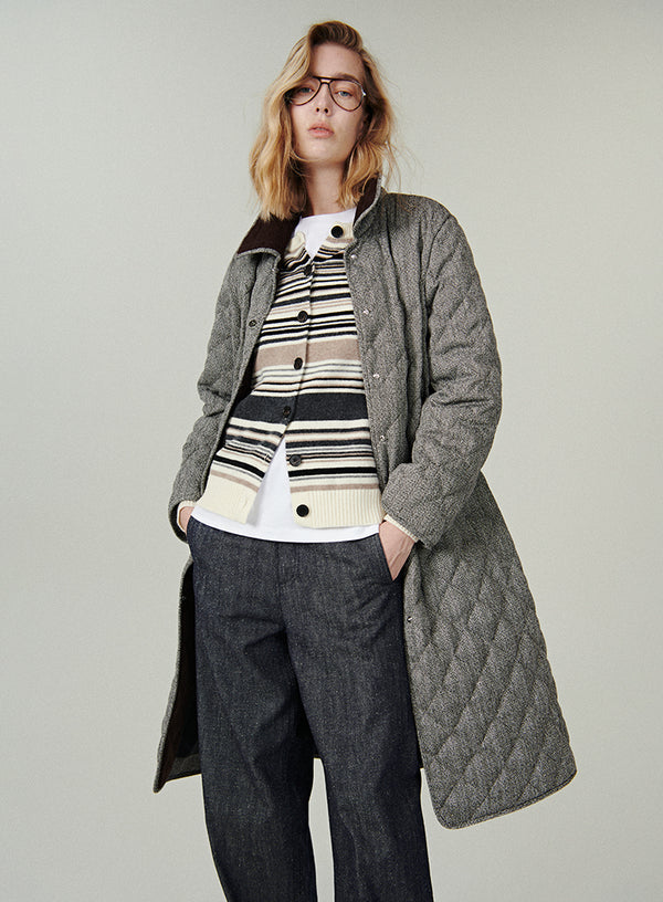 Scarf Collar Down Coat