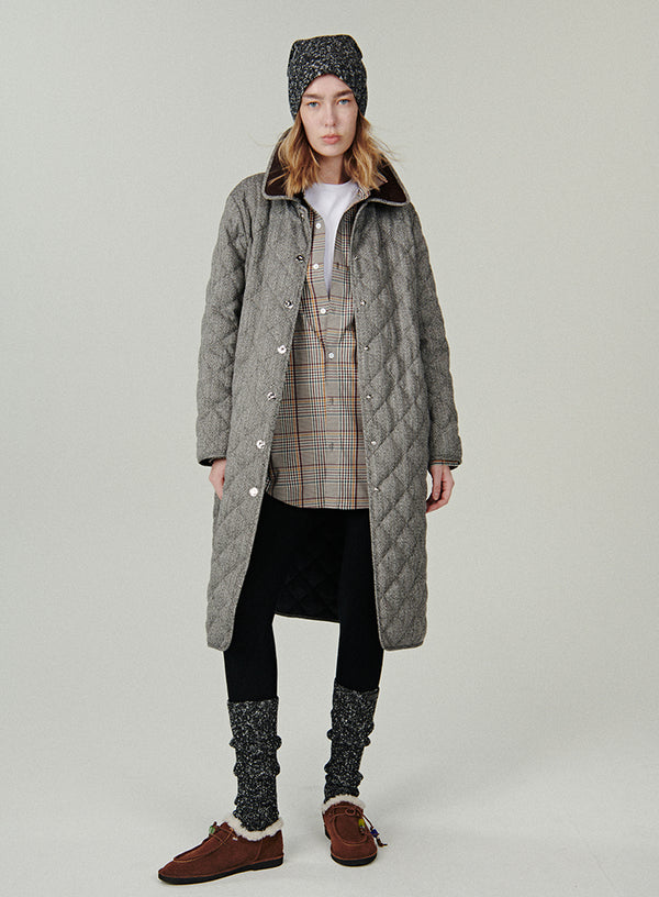 Scarf Collar Down Coat