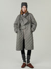 Scarf Collar Down Coat