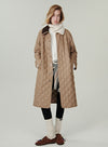 Scarf Collar Down Coat