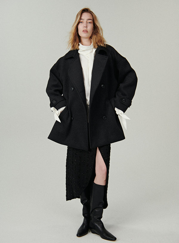 Wool Blend Overcoat