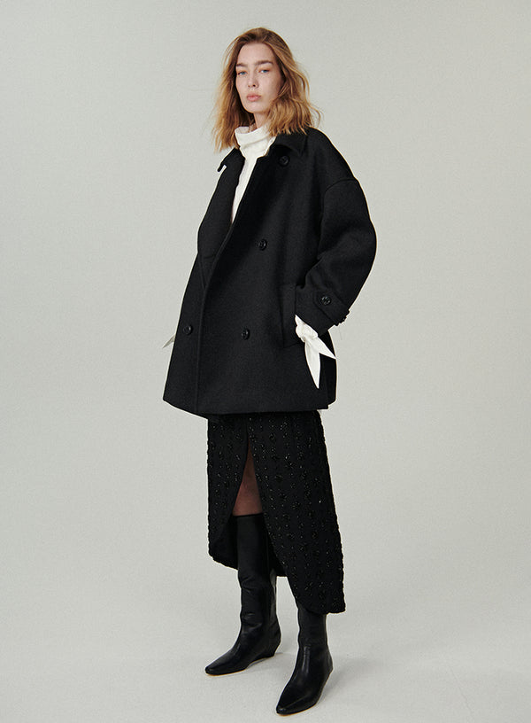 Wool Blend Overcoat