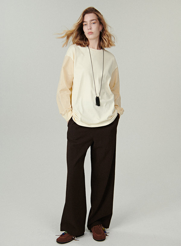 Patchwork Shirt Long Sleeve