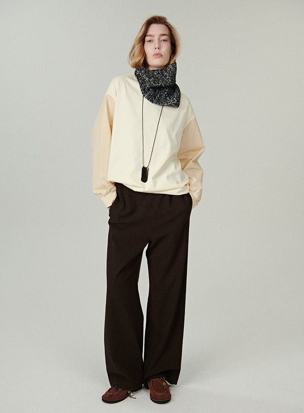 Cozy Wool Wide-Leg Pants