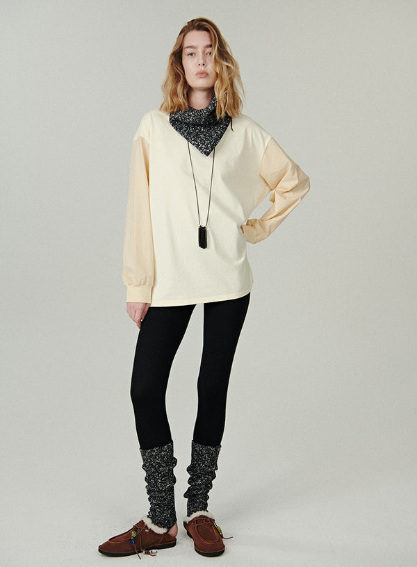 Patchwork Shirt Long Sleeve