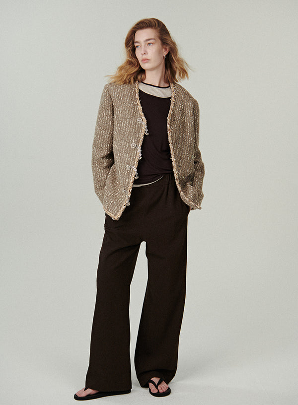 Luxe Lace V Neck Jacket