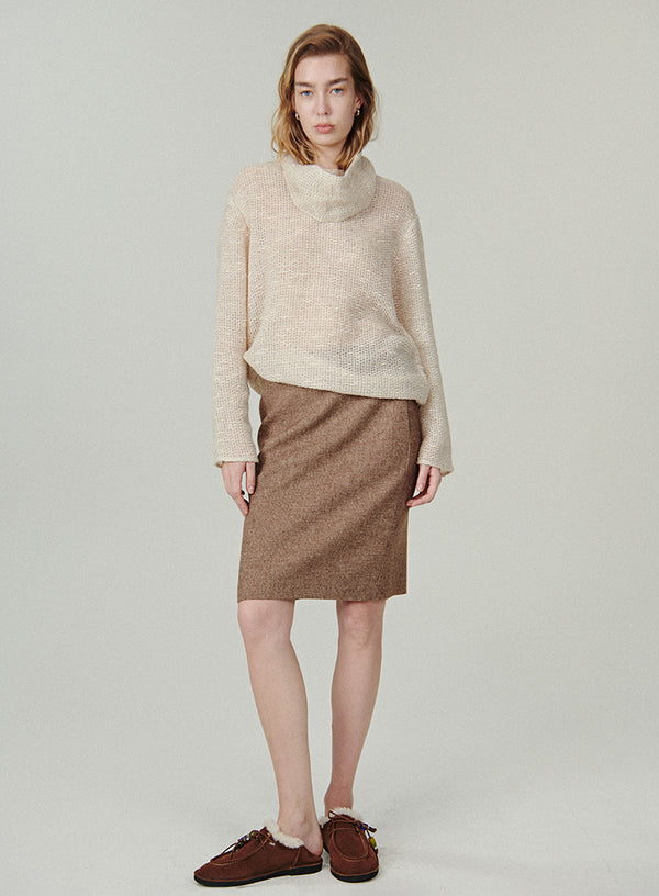 Removable Scarf Collar Top