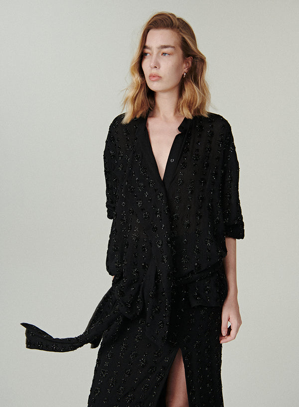 Handmade Beaded Blouse