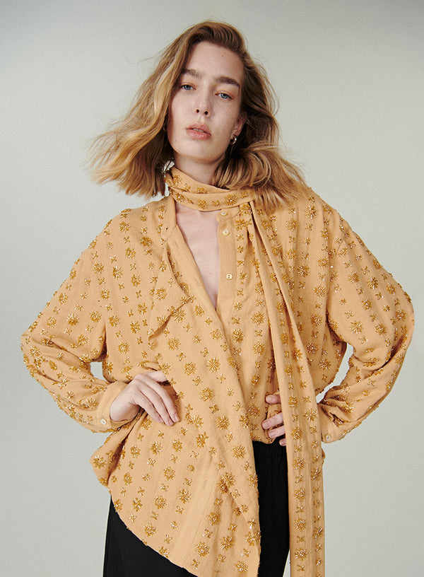 Handmade Beaded Blouse