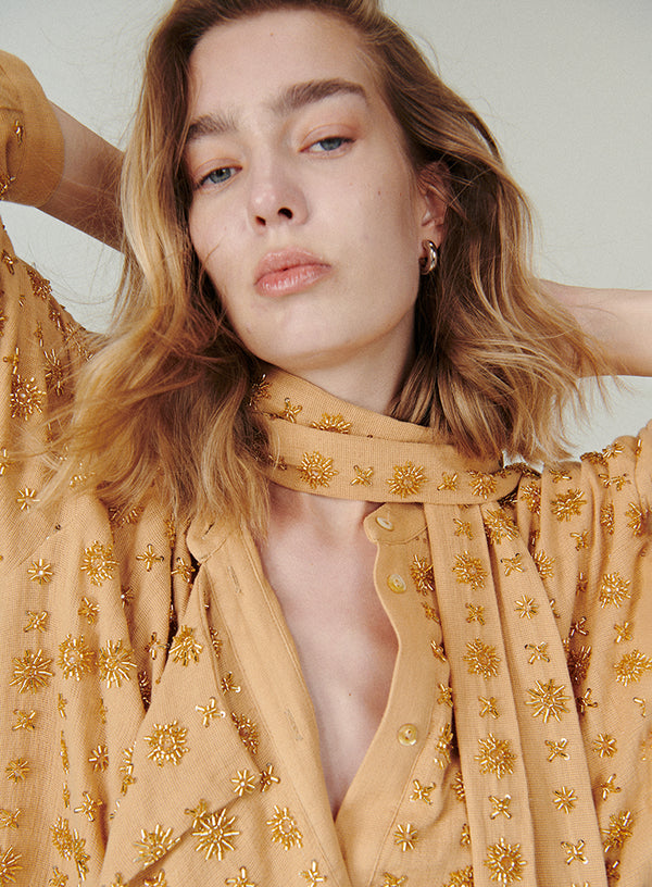 Handmade Beaded Blouse