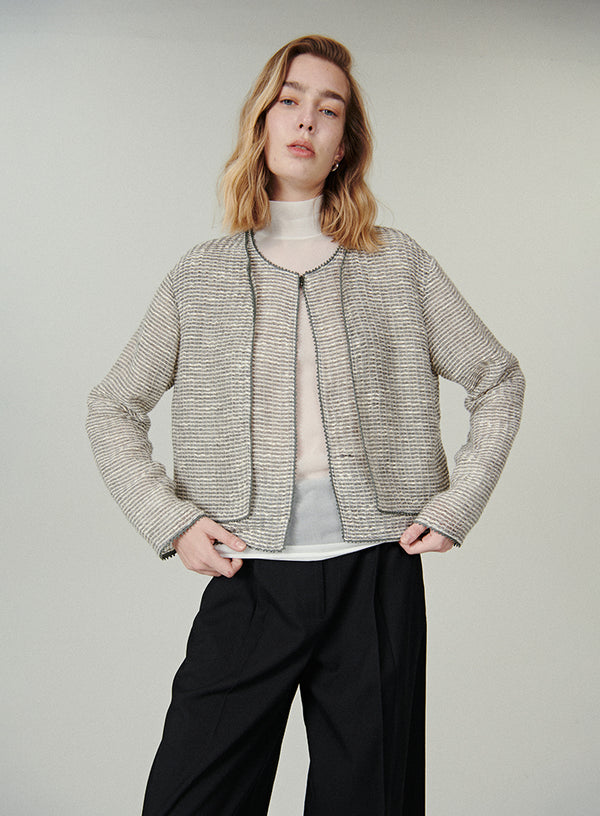 Layered Look Cardigan