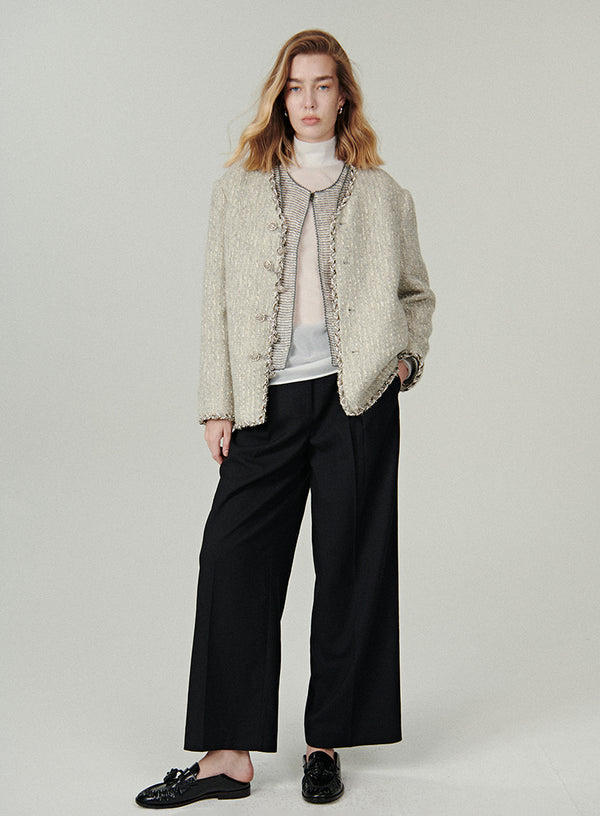 Layered Look Cardigan