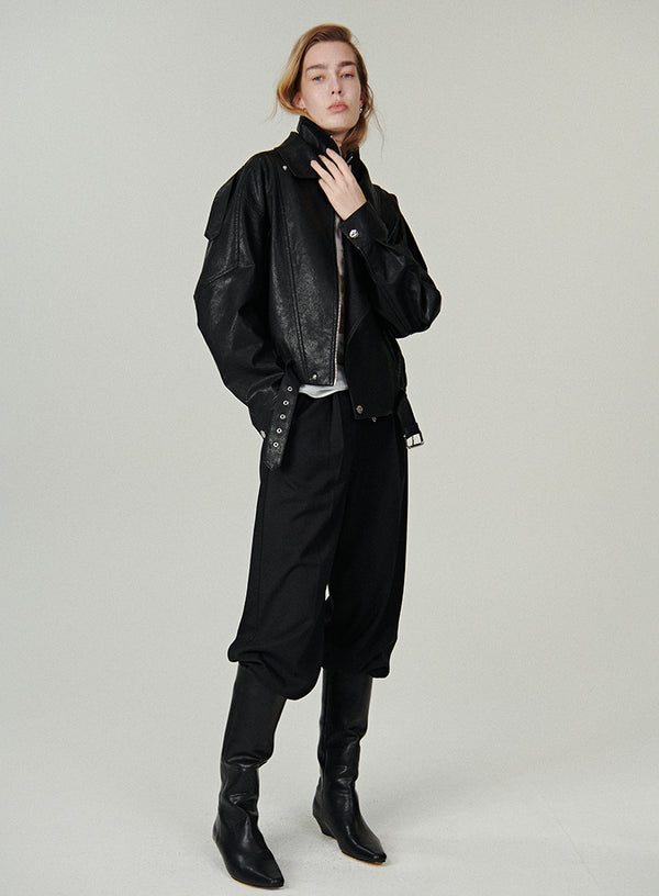 Retro PU Jacket
