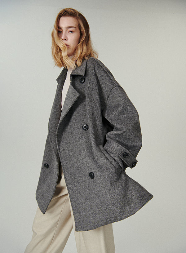 Wool Blend Overcoat