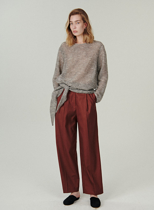 Removable Scarf Collar Top