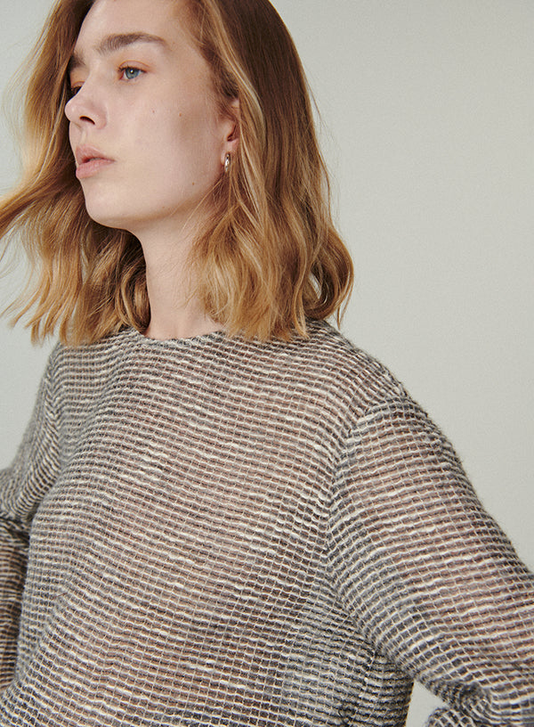 Removable Scarf Collar Top