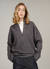 Yak Wool Zip Sweater