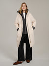 Black/White Dual Side Down Coat