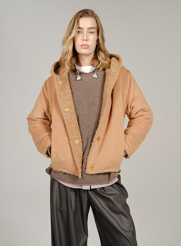 Dual Side Hooded Jacket