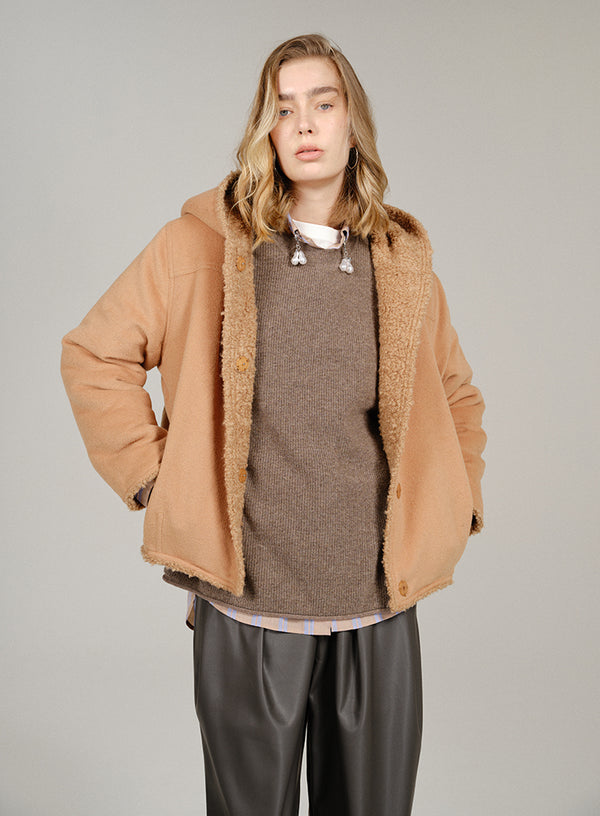 Dual Side Hooded Jacket